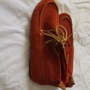 Lands' End Burnt Orange Suede Shoes